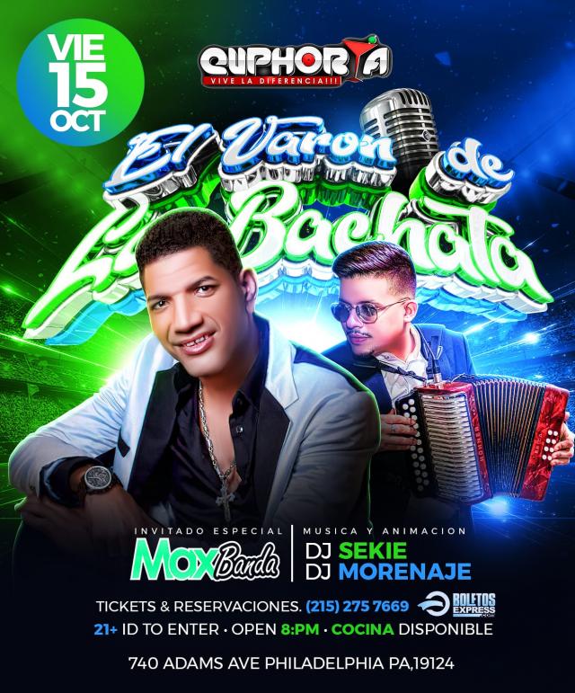 Buy tickets for EL VARON DE LA BACHATA EL VARON DE LA BACHATA
