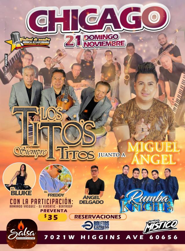 Buy tickets for LOS TITOS SIEMPRE TITOS & MIGUEL ANGEL LOS TITOS SIEMPRE TITOS & MIGUEL ANGEL