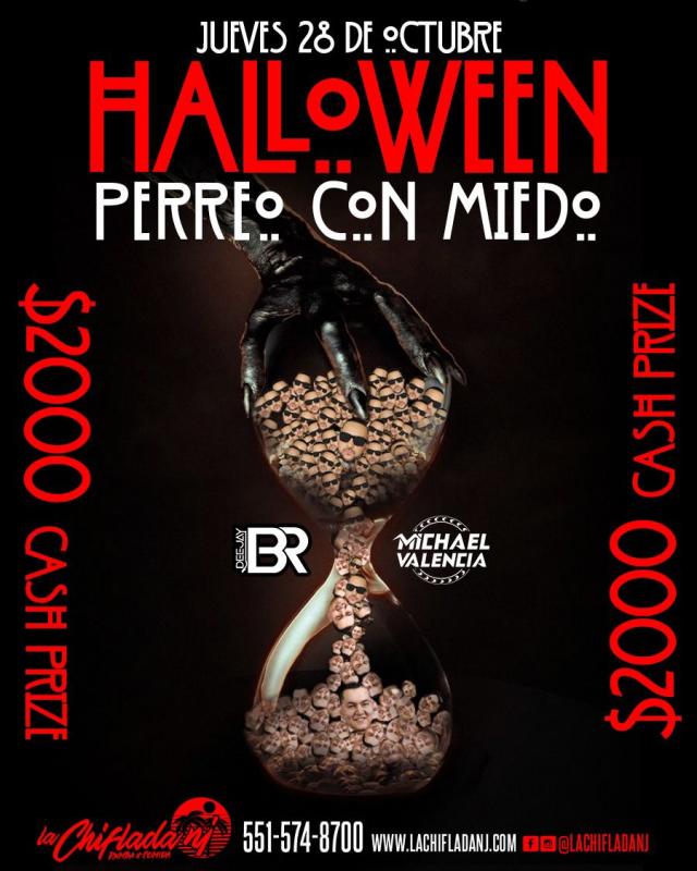 Buy tickets for HALLOWEEN EN LA CHIFLADA *JUEVES DE PERREO CON MIEDO* HALLOWEEN EN LA CHIFLADA *JUEVES DE PERREO CON MIEDO*