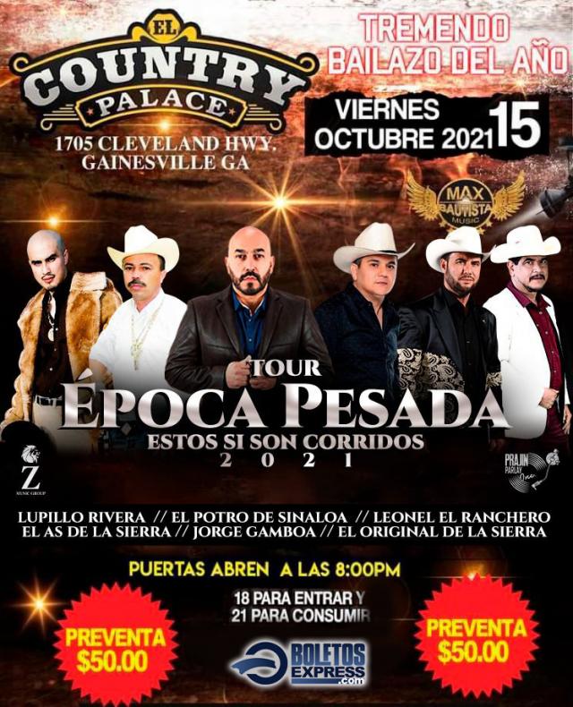 Buy tickets for TOUR EPOCA PESADA | ESTOS SI SON CORRIDOS 2021 TOUR EPOCA PESADA | ESTOS SI SON CORRIDOS 2021