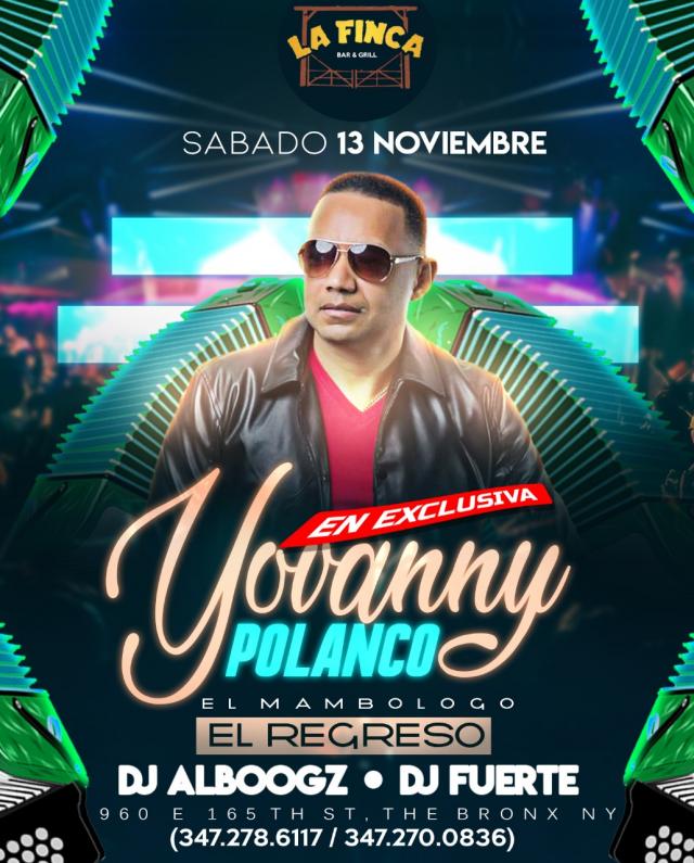 Buy tickets for YOVANNY POLANCO YOVANNY POLANCO