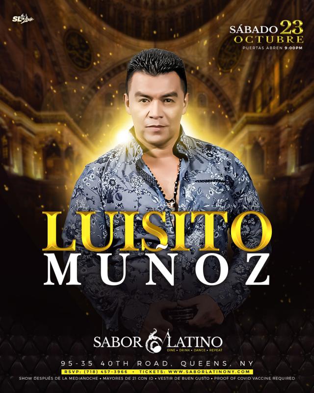 Buy tickets for Luisito Muñoz Luisito Muñoz