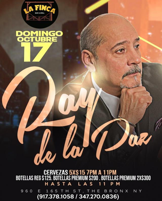 Buy tickets for RAY DE LA PAZ RAY DE LA PAZ