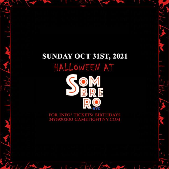Buy tickets for Sombrero NYC Halloween party 2021 Sombrero NYC Halloween party 2021