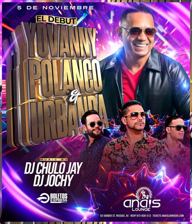 Buy tickets for YOVANNY POLANCO & URBANDA YOVANNY POLANCO & URBANDA