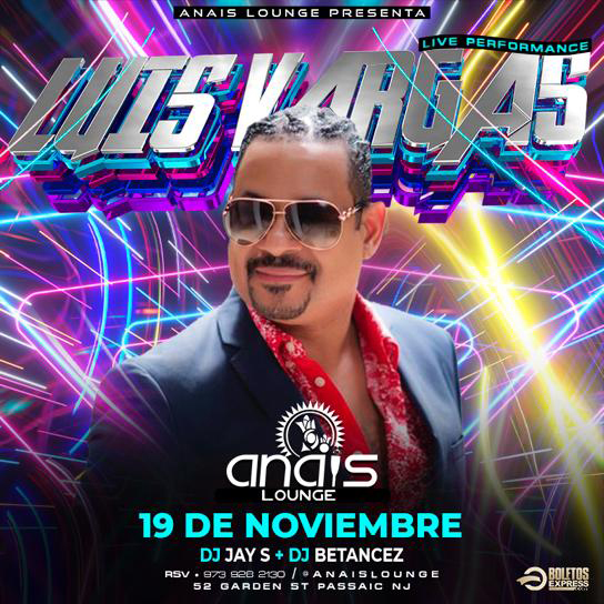 Buy tickets for LUIS VARGAS LUIS VARGAS