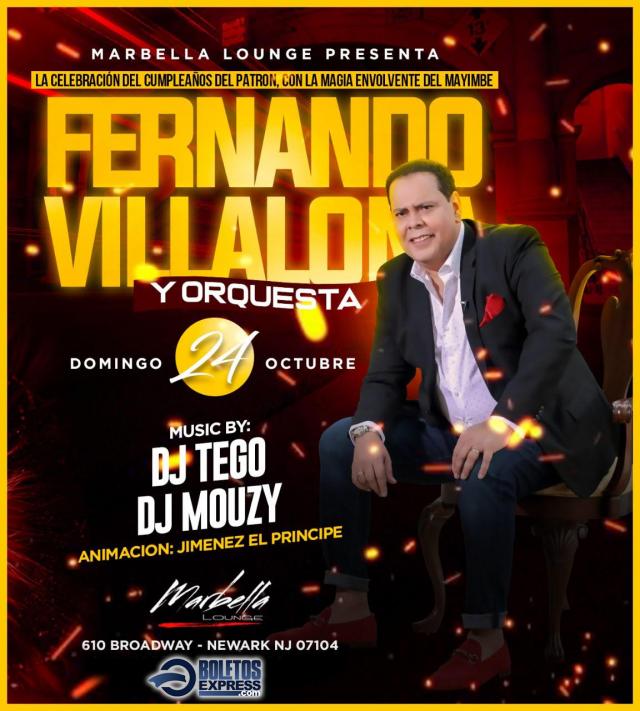 Buy tickets for FERNANDO VILLALONA FERNANDO VILLALONA
