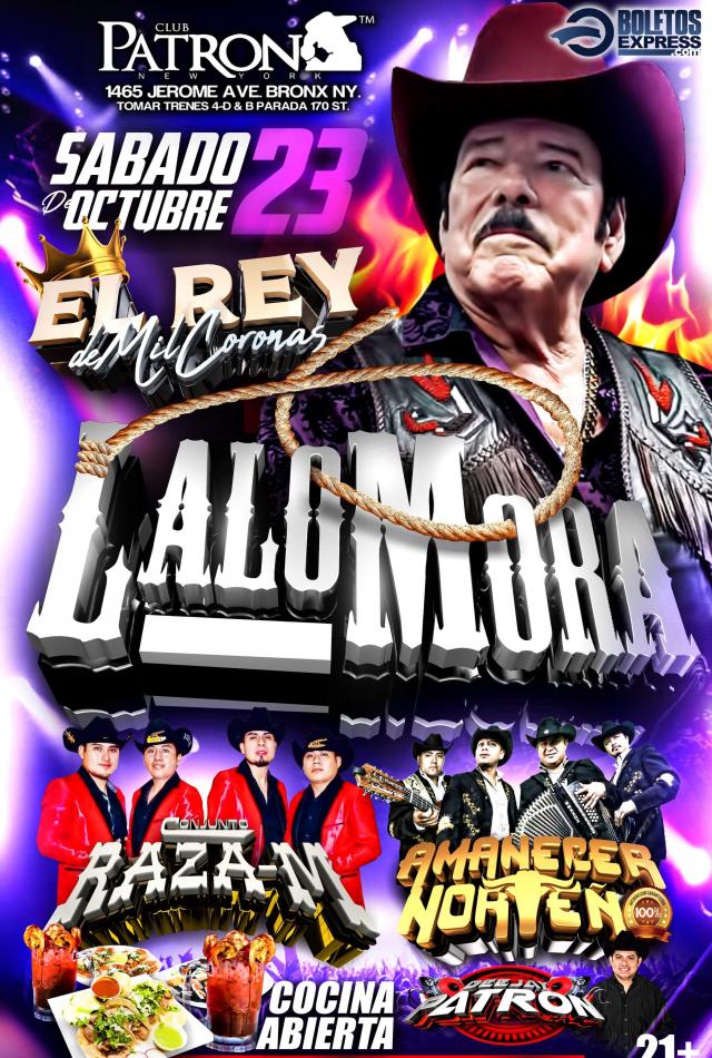 Buy tickets for EL REY DE MIL CORONAS LALO MORA EL REY DE MIL CORONAS LALO MORA