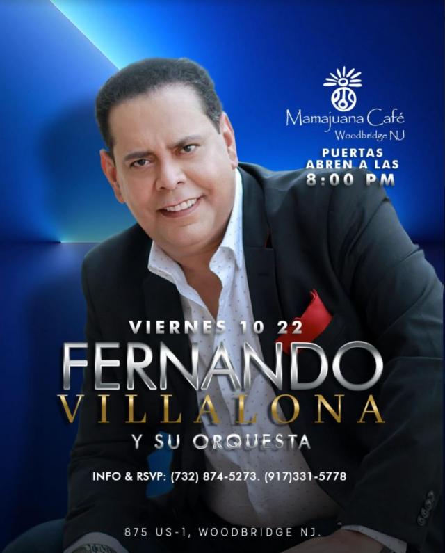 Buy tickets for FERNANDO VILLALONA FERNANDO VILLALONA