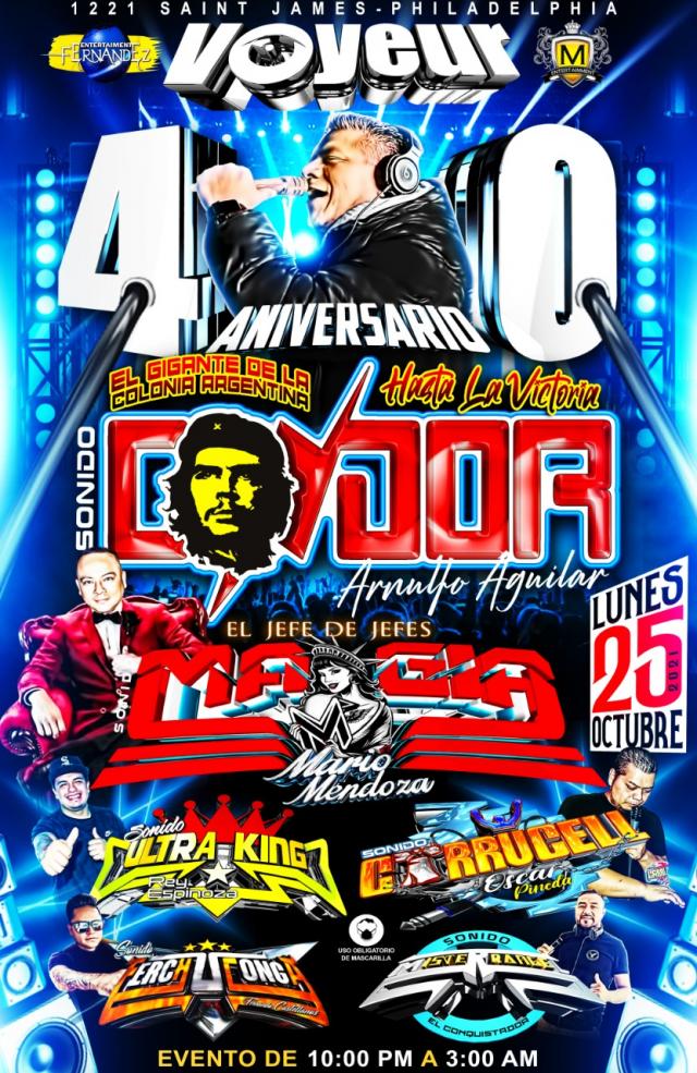 Buy tickets for 40 ANIVERSARIO SONIDO CONDOR 40 ANIVERSARIO SONIDO CONDOR