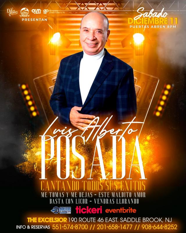 LUIS ALBERTO POSADA Tickets BoletosExpress