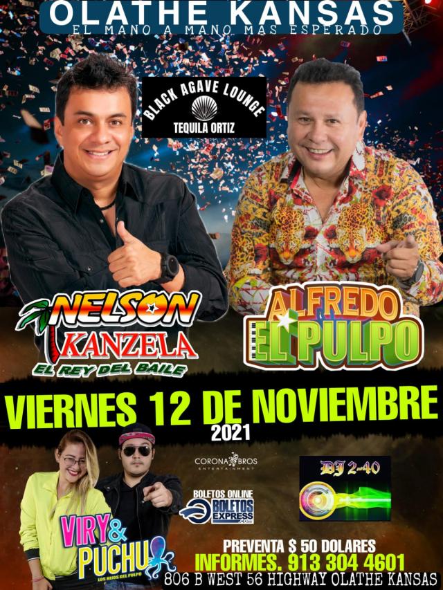 ALFREDO EL PULPO & NELSON KANZELA  | OLATHE KS