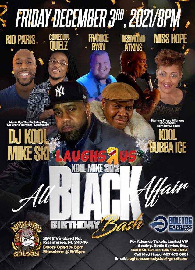 ALL BLACK AFFAIR - BIRTHDAY BASH