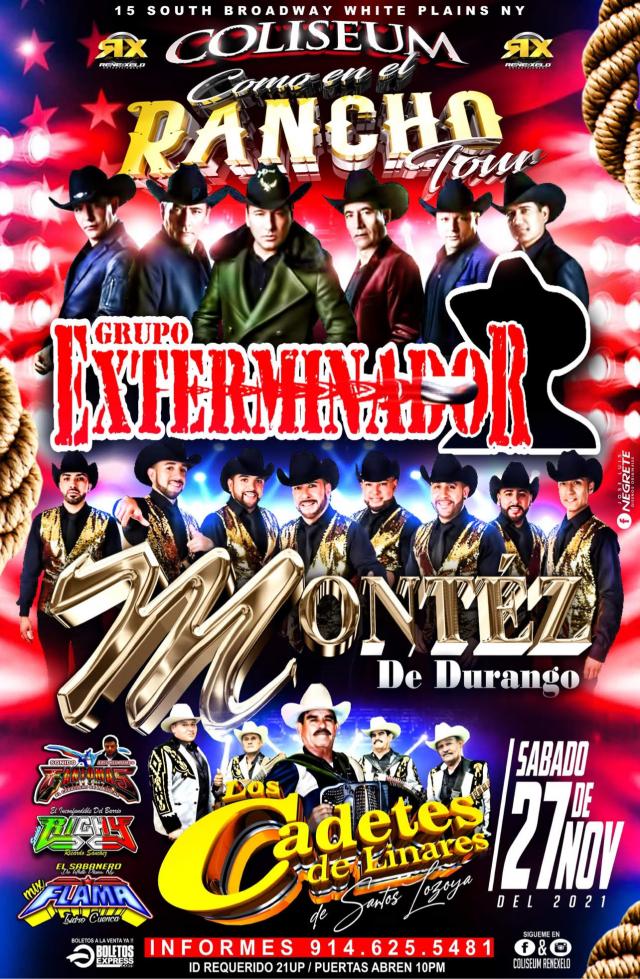 Buy tickets for GRUPO EXTERMINADOR | MONTEZ DE DURANGO | CADETES DE LINARES GRUPO EXTERMINADOR | MONTEZ DE DURANGO | CADETES DE LINARES