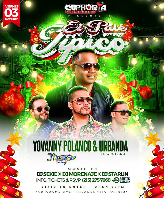 Buy tickets for YOVANNY POLANCO & URBANDA YOVANNY POLANCO & URBANDA