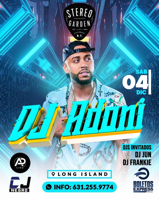 Buy tickets for DJ ADONI DJ ADONI