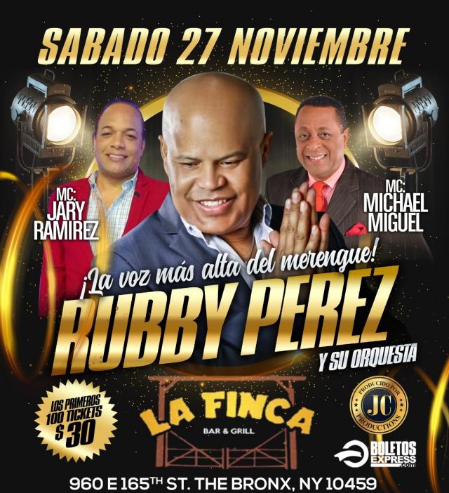 Buy tickets for RUBBY PEREZ RUBBY PEREZ