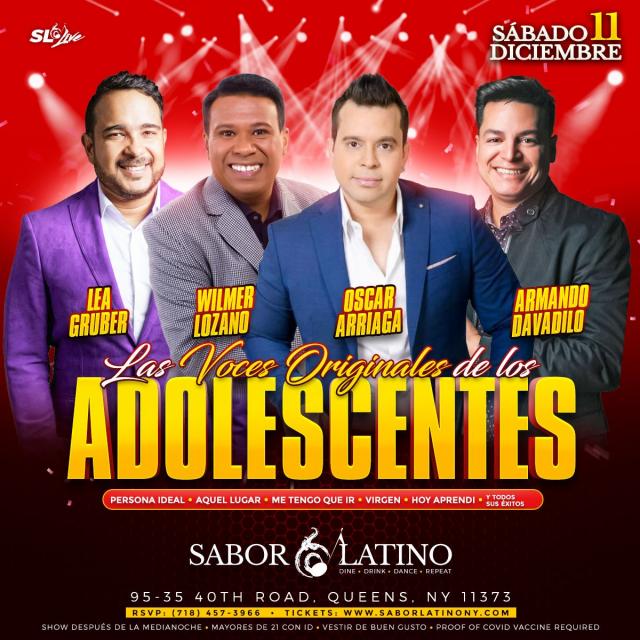 Buy tickets for Las Voces Originales de la Orquesta Adolescentes Las Voces Originales de la Orquesta Adolescentes