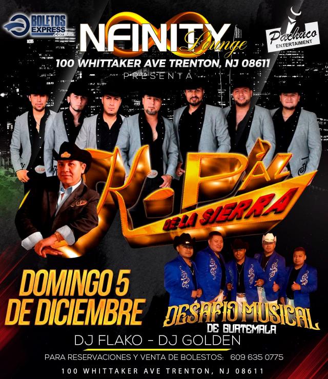 Buy tickets for K-PAZ DE LA SIERRA | TRENTON, NJ K-PAZ DE LA SIERRA | TRENTON, NJ