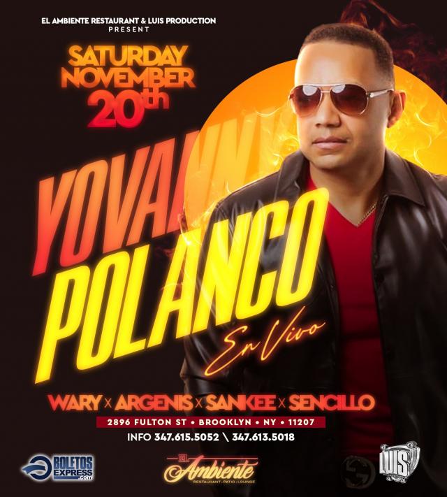 Buy tickets for YOVANNY POLANCO YOVANNY POLANCO