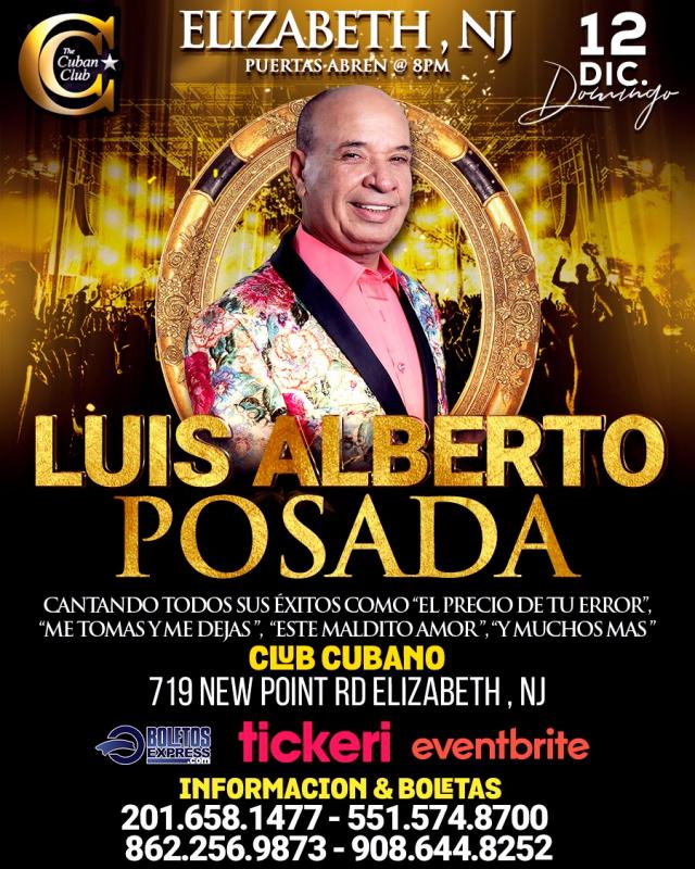 LUIS ALBERTO POSADA Tickets BoletosExpress