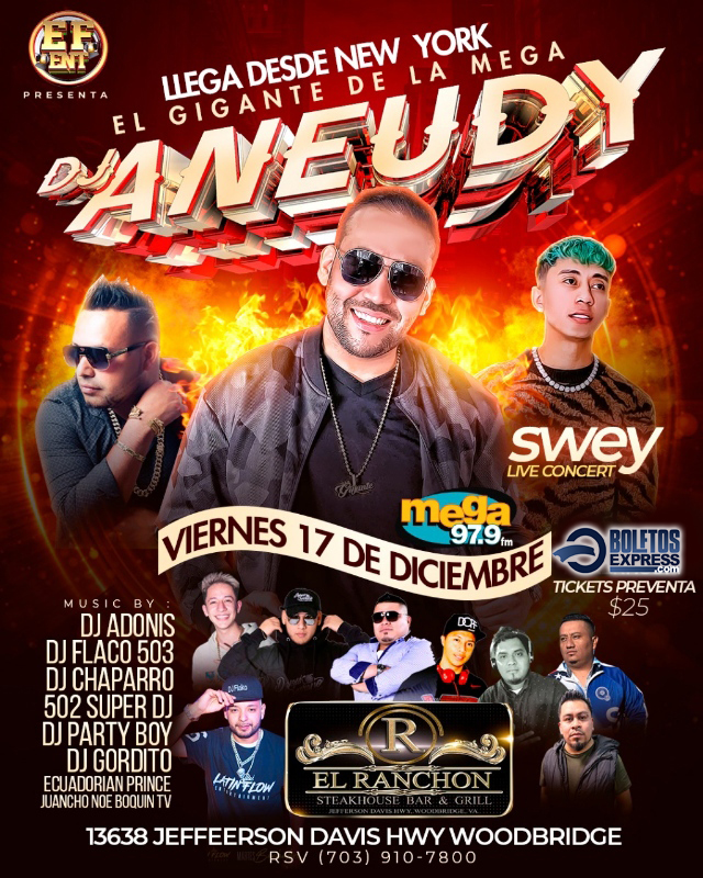 Buy tickets for DJ ANEUDY DJ ANEUDY