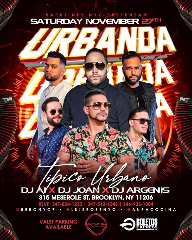 Buy tickets for URBANDA & TIPICO URBANO URBANDA & TIPICO URBANO