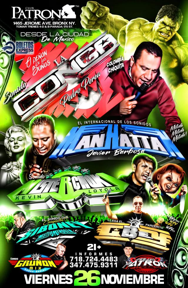 Buy tickets for LA CONGA | MANHATTAN | SONIDO MISTERCHOK LA CONGA | MANHATTAN | SONIDO MISTERCHOK