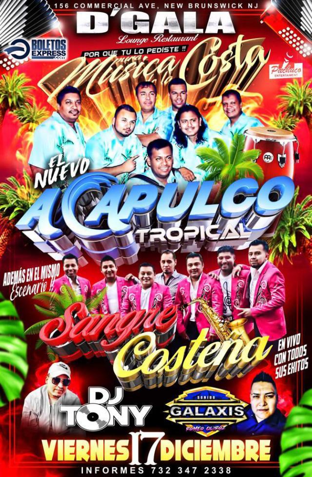 Buy tickets for ACAPULCO TROPICAL & SANGRE COSTEÑA ACAPULCO TROPICAL & SANGRE COSTEÑA