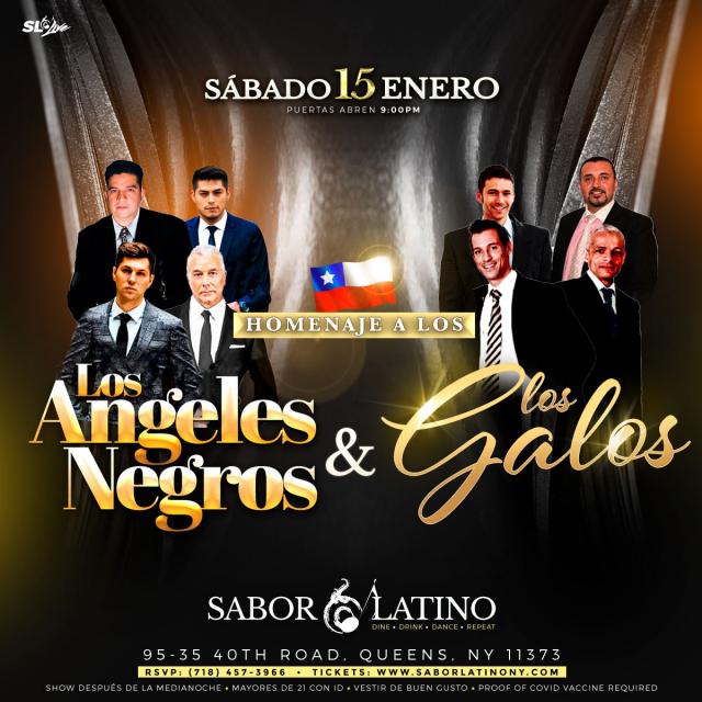 Buy tickets for Homenaje a Los Ángeles Negros & Los Galos Homenaje a Los Ángeles Negros & Los Galos