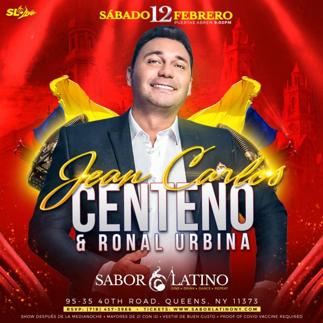 Jean Carlos Centeno & Ronal Urbina en Vivo ! QUEENS NY.