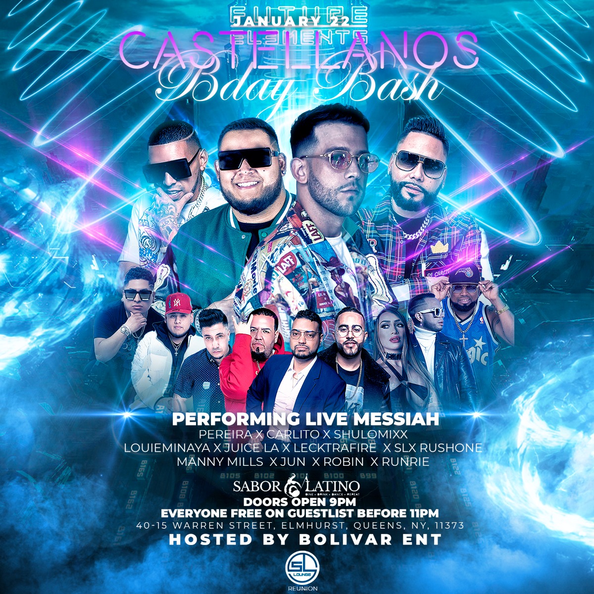 Buy tickets for CASTELLANOS Bday Bash & Messiah CASTELLANOS Bday Bash & Messiah