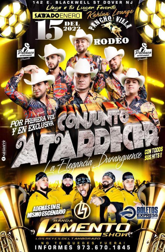 Buy tickets for CONJUNTO ATARDECER CONJUNTO ATARDECER