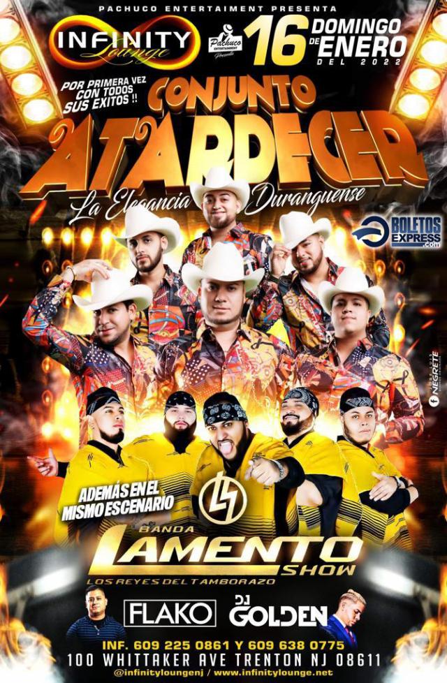 Buy tickets for CONJUNTO ATARDECER | TRENTON, NJ CONJUNTO ATARDECER | TRENTON, NJ