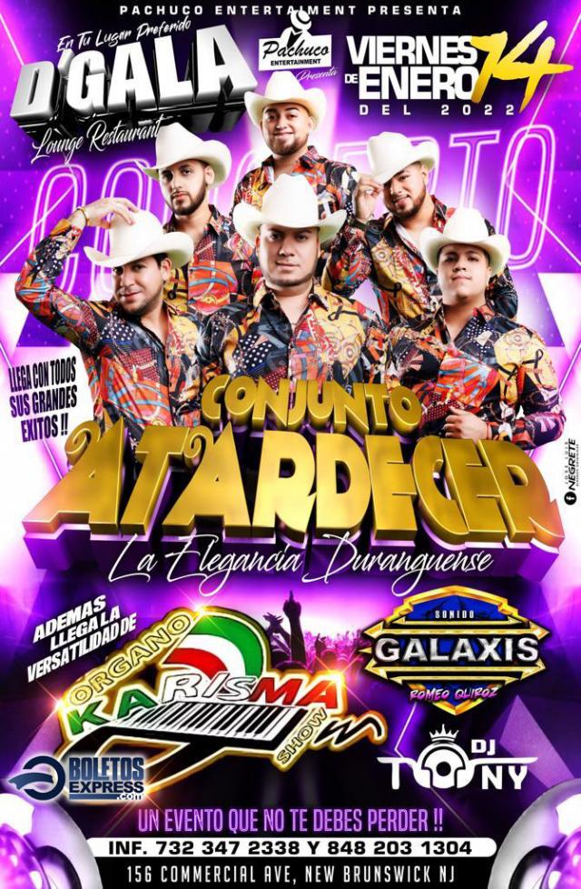 Buy tickets for CONJUNTO ATARDECER | NEW BRUNSWICK, NJ CONJUNTO ATARDECER | NEW BRUNSWICK, NJ