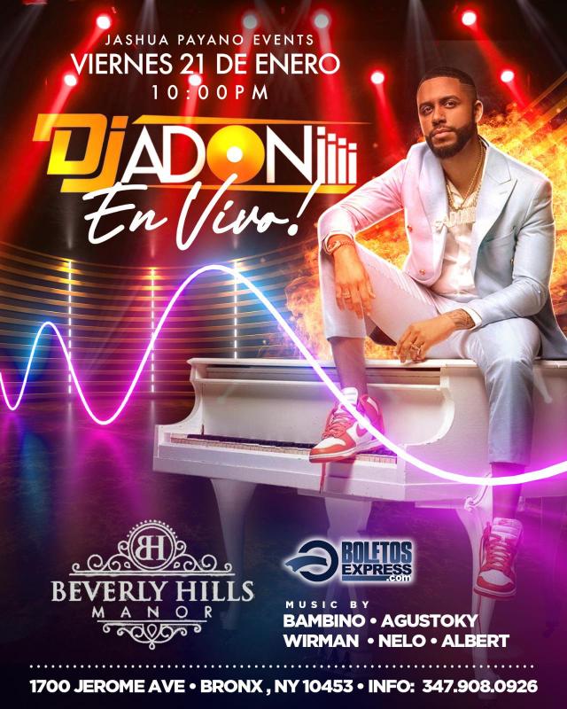 Buy tickets for DJ ADONI DJ ADONI