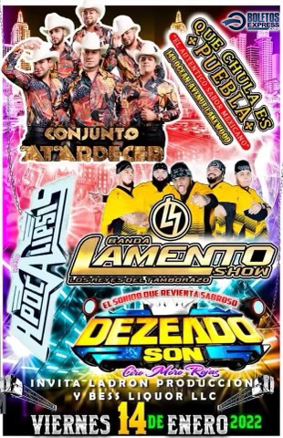 Buy tickets for CONJUNTO ATARDECER & BANDA LAMENTO SHOW CONJUNTO ATARDECER & BANDA LAMENTO SHOW