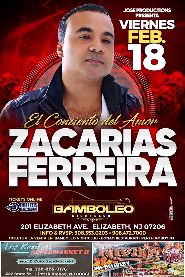 Buy tickets for ZACARIAS FERREIRA ZACARIAS FERREIRA