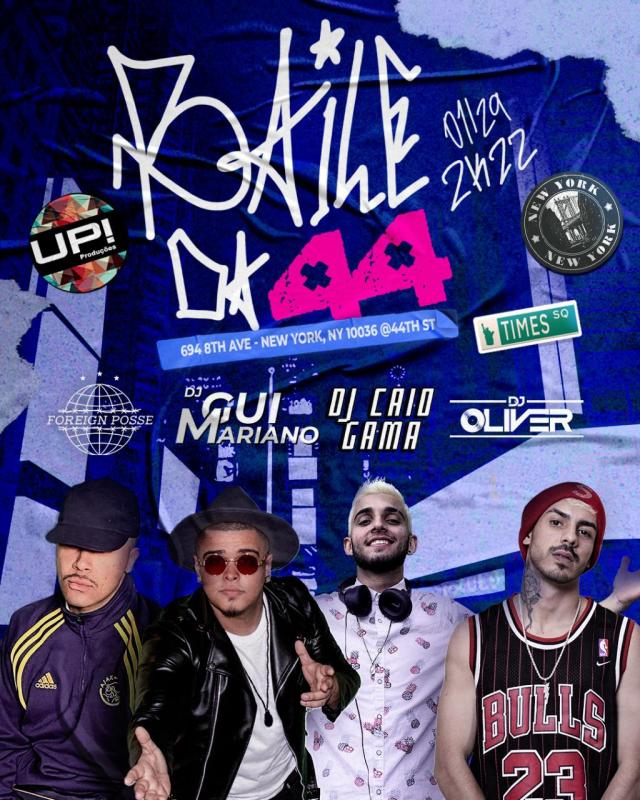 Buy tickets for Baile da 44 Baile da 44