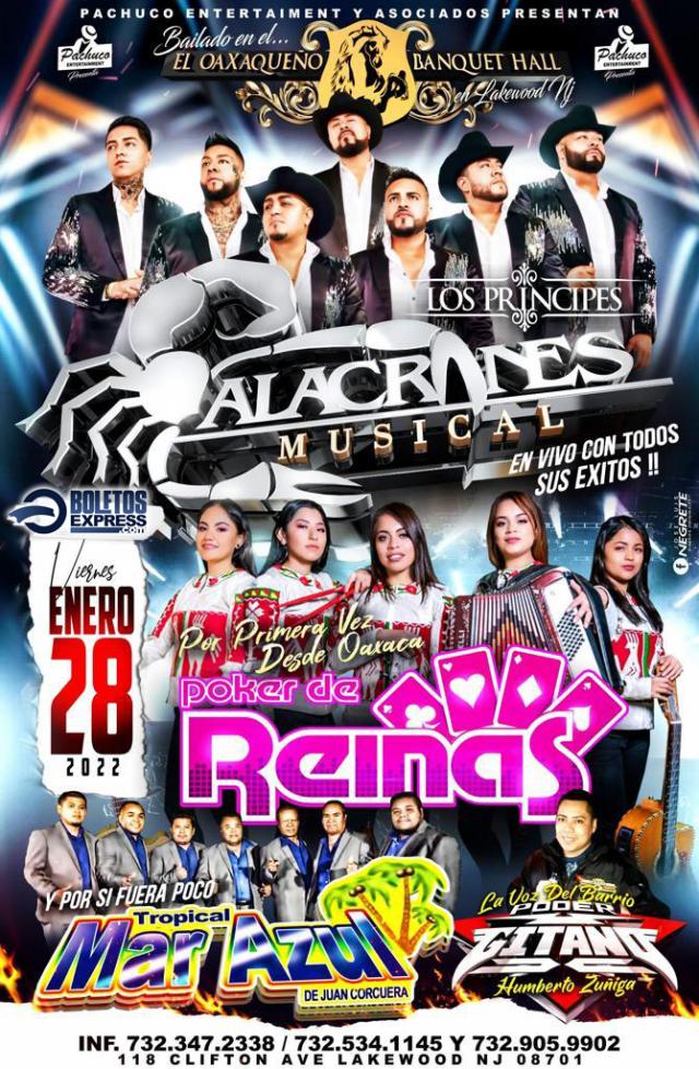 Buy tickets for ALACRANES MUSICALES | POKER DE REINAS | TROPICAL MAR AZUL ALACRANES MUSICALES | POKER DE REINAS | TROPICAL MAR AZUL