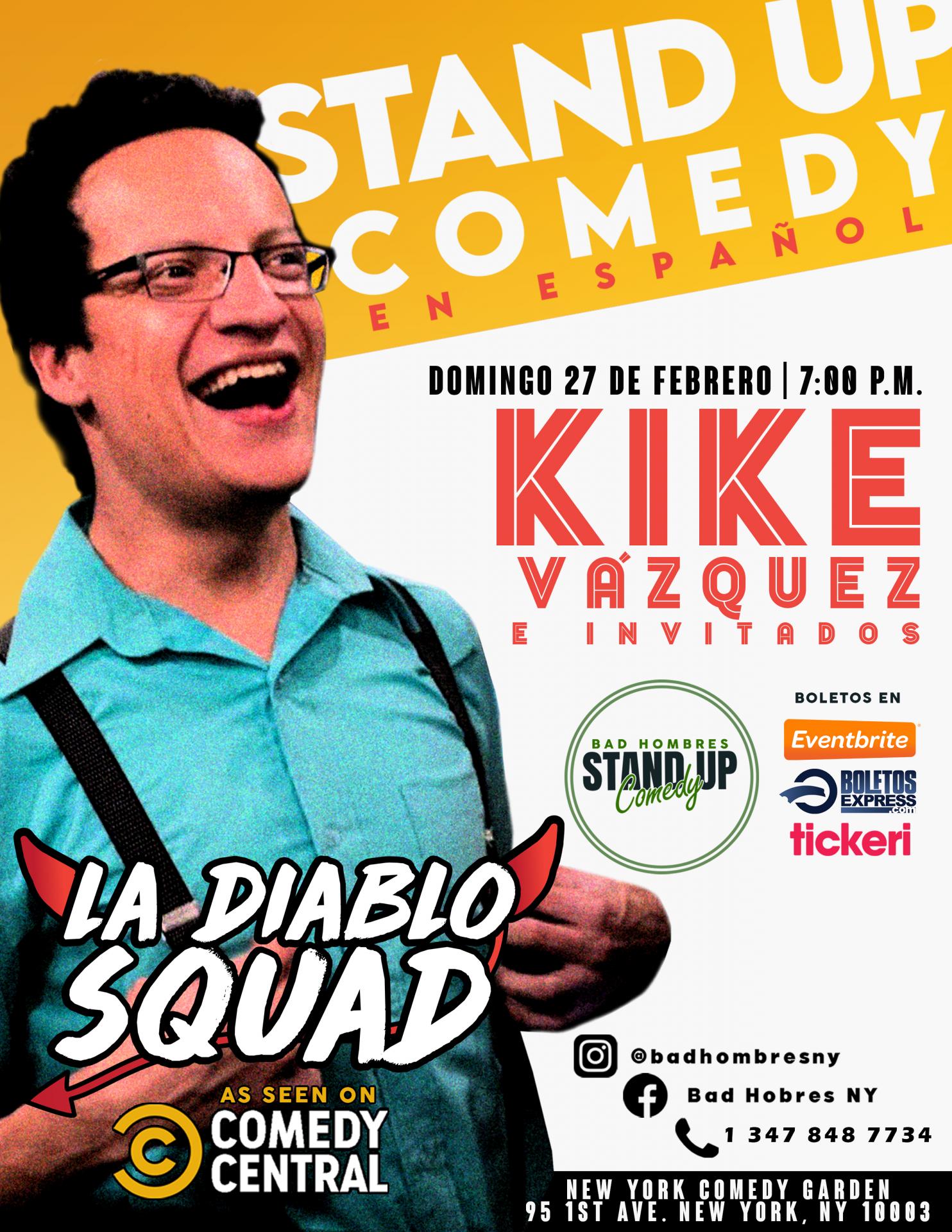 Buy tickets for KIKE VAZQUEZ e invitados KIKE VAZQUEZ e invitados