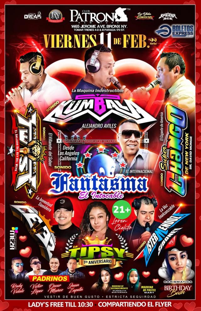 Buy tickets for FANTASMA EL INTOCABLE | SONIDO KUMBALA | LA TIPSY FANTASMA EL INTOCABLE | SONIDO KUMBALA | LA TIPSY