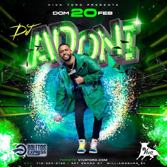 Buy tickets for DJ ADONI DJ ADONI