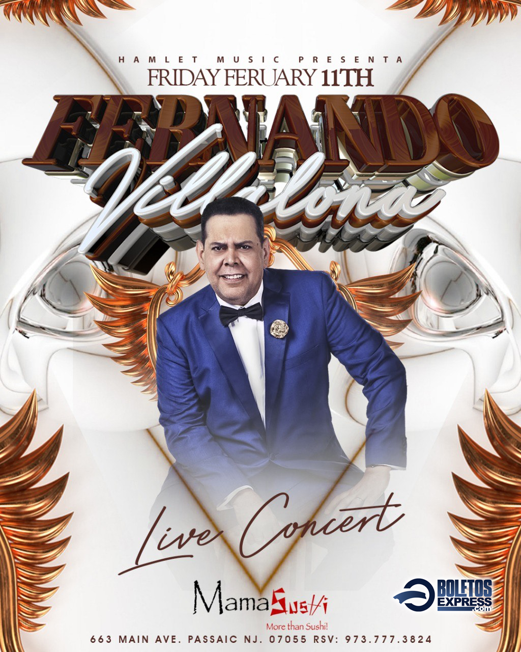 Buy tickets for FERNANDO VILLALONA FERNANDO VILLALONA