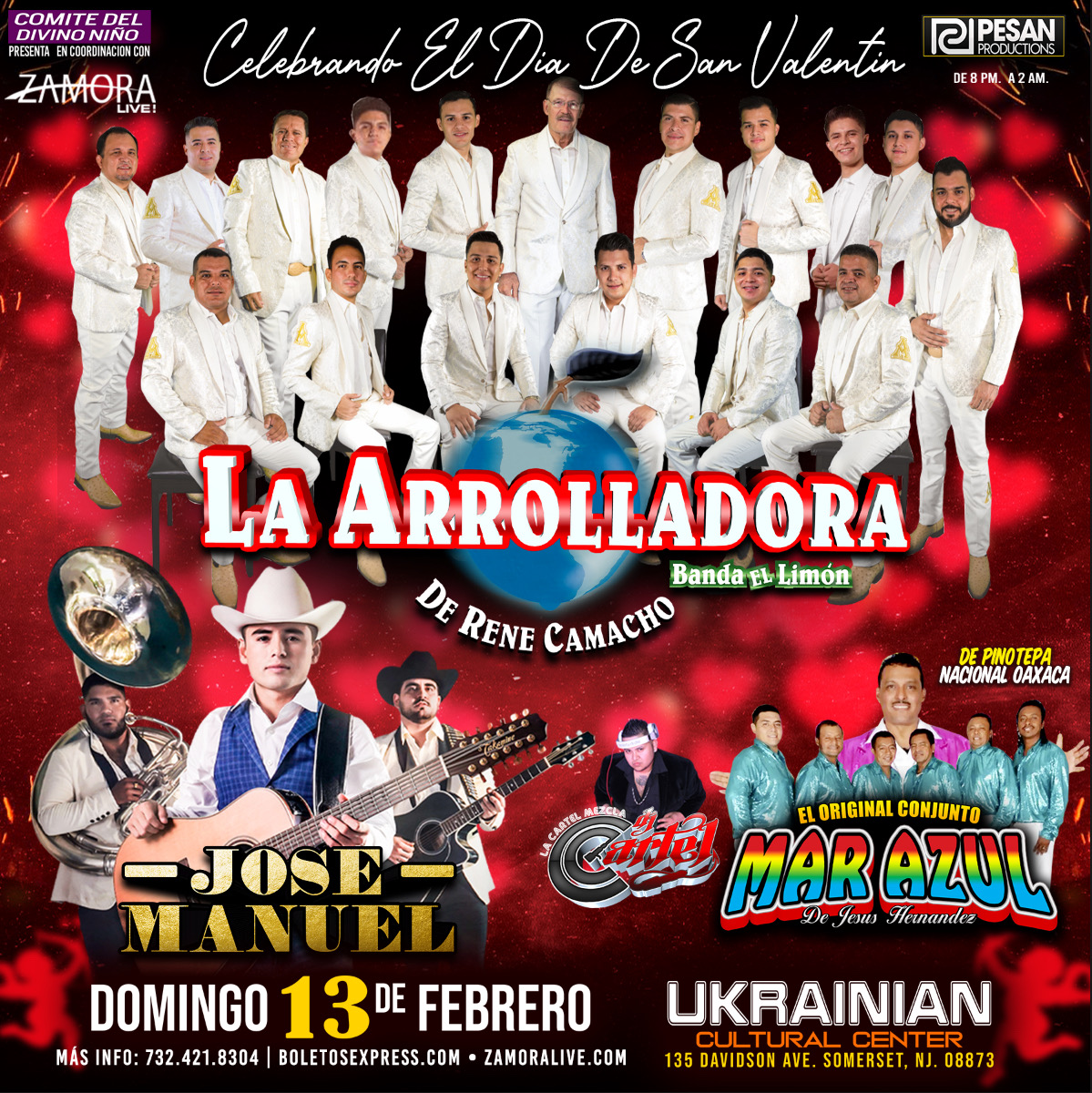 La Arrolladora Banda El Limon José Manuel Mar Azul en Somerset, NJ