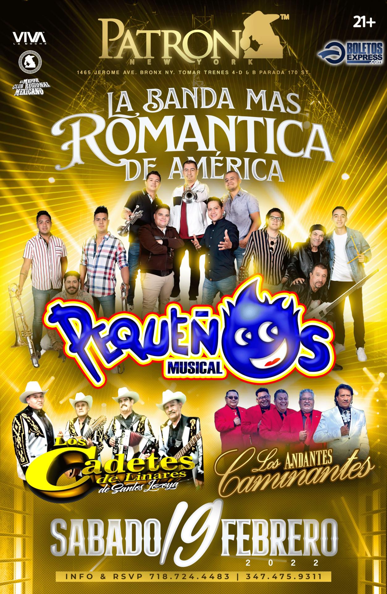 Buy tickets for PEQUEÑOS MUSICAL - LA BANDA MAS ROMANTICA DE AMERICA PEQUEÑOS MUSICAL - LA BANDA MAS ROMANTICA DE AMERICA
