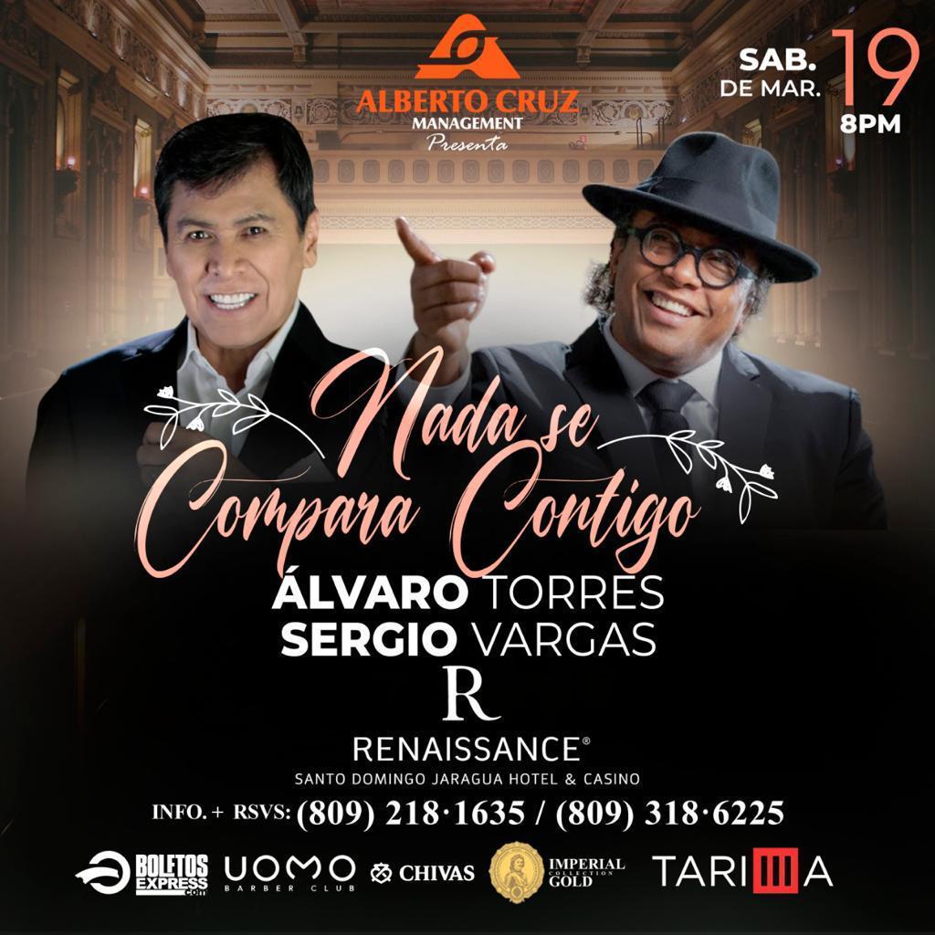 Buy tickets for NADA SE COMPARA CONTIGO - ALVARO TORRES & SERGIO VARGAS NADA SE COMPARA CONTIGO - ALVARO TORRES & SERGIO VARGAS