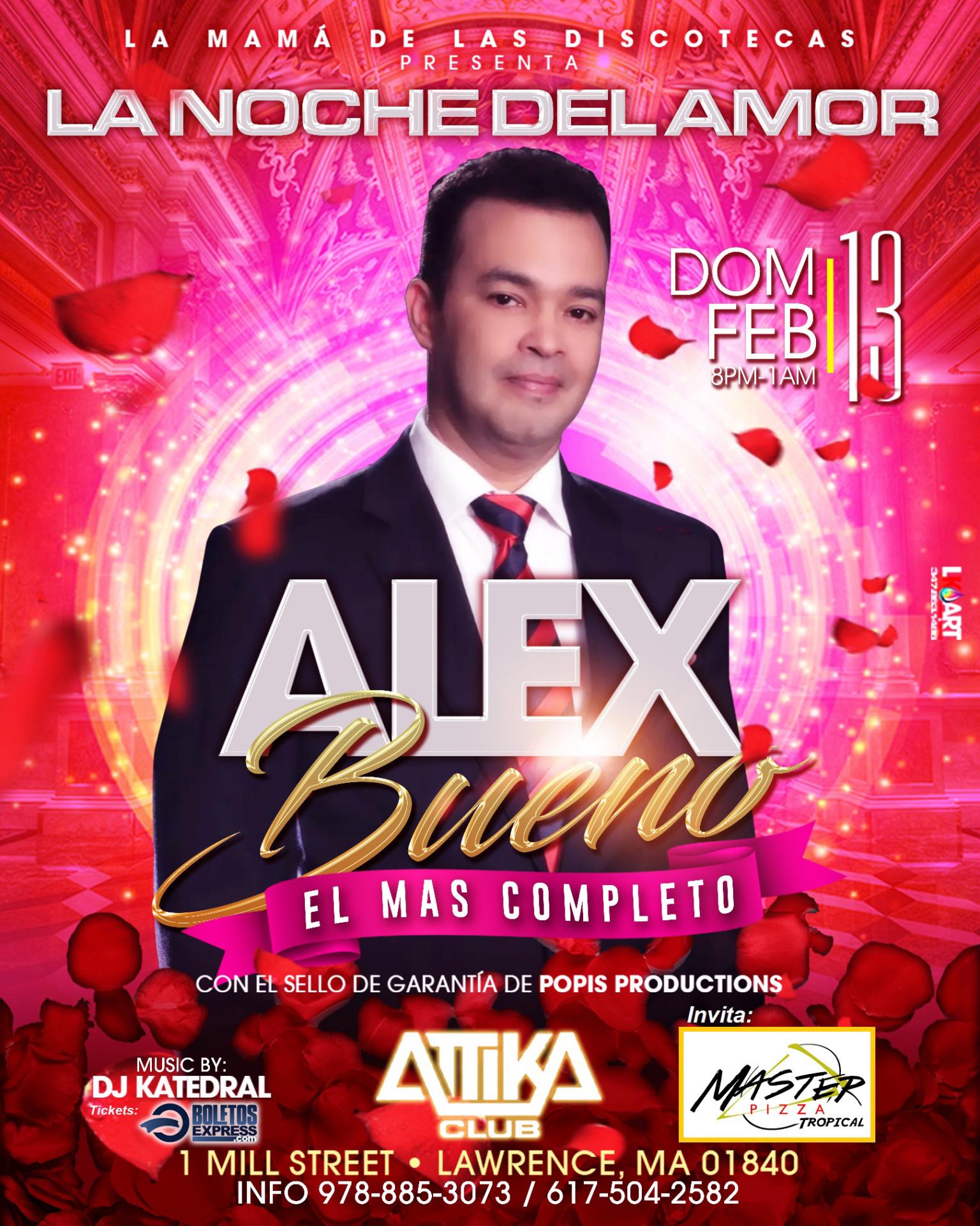 Buy tickets for ALEX BUENO ALEX BUENO