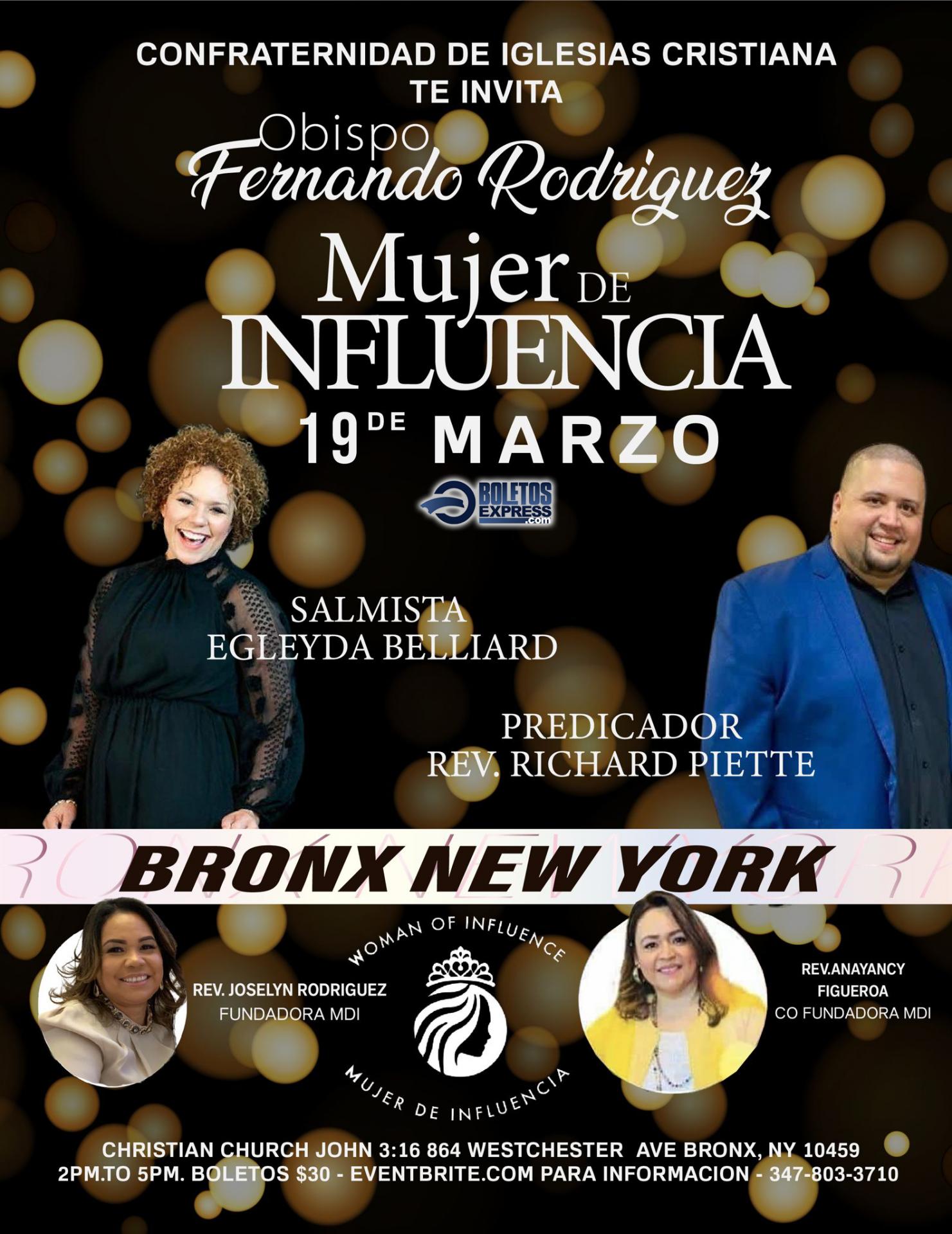 Buy tickets for MUJER DE INFLUENCIA - OBISPO FERNANDO RODRIGUEZ MUJER DE INFLUENCIA - OBISPO FERNANDO RODRIGUEZ