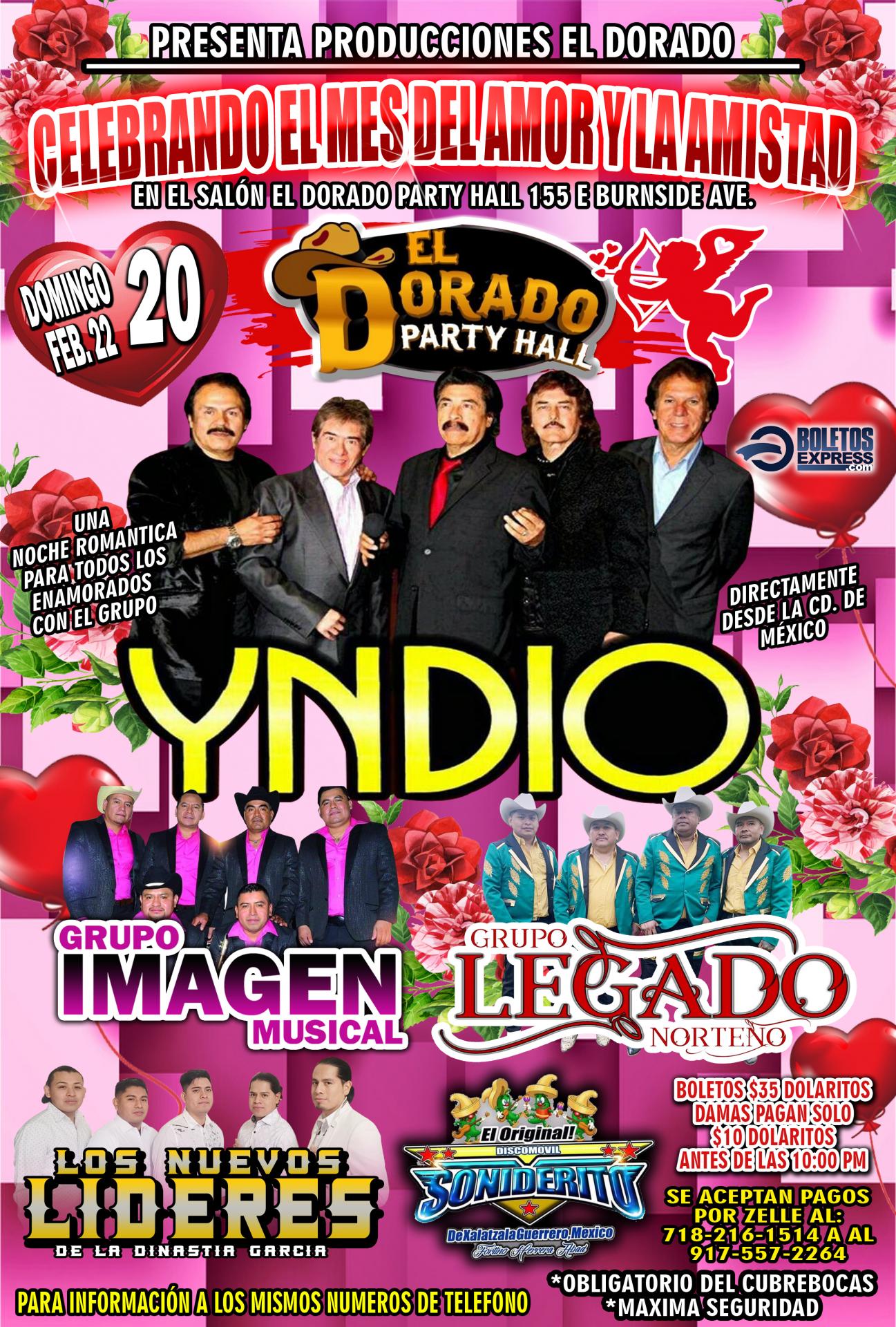 YNDIO | GRUPO IMAGEN MUSICAL | GRUPO LEGADO | LOS NUEVOS LIDERES & SONIDERITO